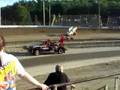 Bubba Broderick practice for sprints at Lebanon
