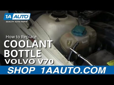 How To Install Replace Engine Coolant Reservoir Tank 1999-07 Volvo V70