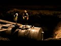 Underground tank pan showing depth of each tank vs ground level