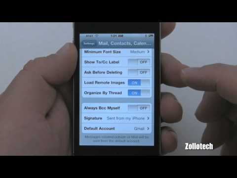 iPhone 4 Tips - Email