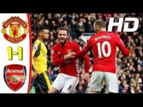 Manchester united vs Arsenal 1-1 All Gloas & Highlights 19/11/2016 HD