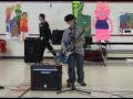 Guitar solo at 7th grade talent show Guitar solo at 7th grade talent show