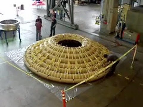 NASAeClips - NASA engineers used diameter, surface area, and drag forces to test their most recent inflatable concept. The Inflatable Re-entry Vehicle Experiment 3, or IR...