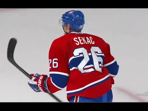 Jiri Sekac First NHL Goal vs Boston 3-3 (10/16/14)