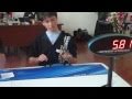 Rubik's cube former one handed world record: 11.16 seconds