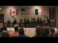 The Atlanta Junior Ceili Band competing in the Groupa Cheoil (12 - 15 age group) at the Midwest Fleadh in Detroit Michigan