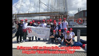 Progetto AST su Nave Italia 2018 "EsseTì in onda con Alice"