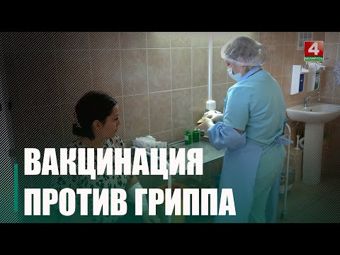 В Гомеле стартовала кампания по вакцинации против гриппа видео
