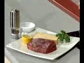 Carpaccio de buey con virutas de queso parmesano
