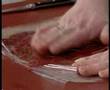 Carpaccio de buey con virutas de queso parmesano