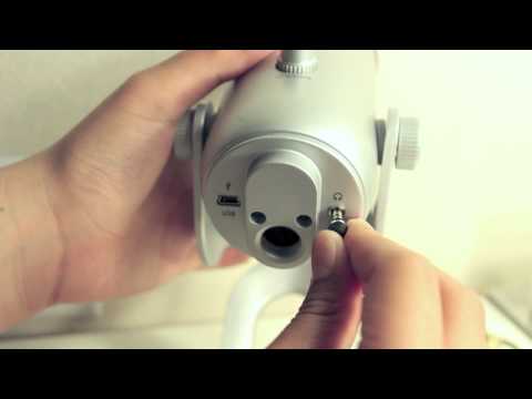 how to attach microphone to camera