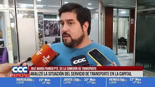 JOSÉ MARÍA FRANCO PTE. DE LA COMISIÓN DE TRANSPORTE