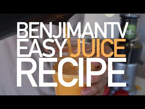 Juice Recipe for Beginners (Basic & Quick)- BenjiManTV