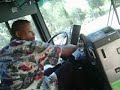 My friend Al driving me to Lakewood Mall