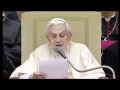 Pope dedicates the audience to cathedrals
