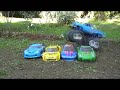 Bigfoot versus touring car !!!