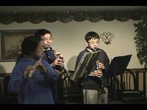 flute oboe clarinet trio