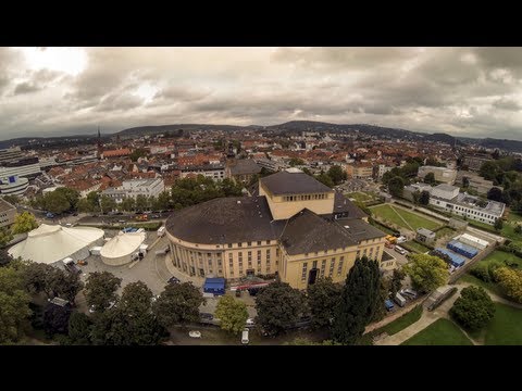 Saarbrcken von oben: Flug ber der Innenstadt