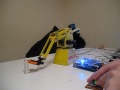 Altera DE0 board controlling a robot arm. Marios & Nahuel