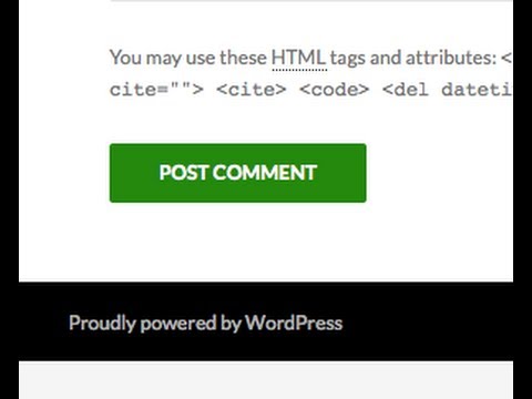 how to remove powered by wordpress