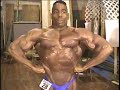 Masters bodybuilder Carl Richards biceps