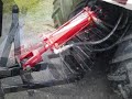 Homemade garden tractor box blade