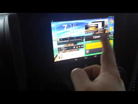 2013 Nexus 7 Android Tablet Jeep In Dash Removable In Car Install