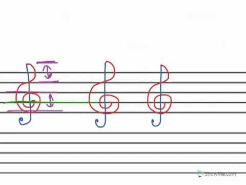 how to draw the g clef