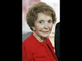 nancy reagan was first lady of the united states from 1981 to 1989.