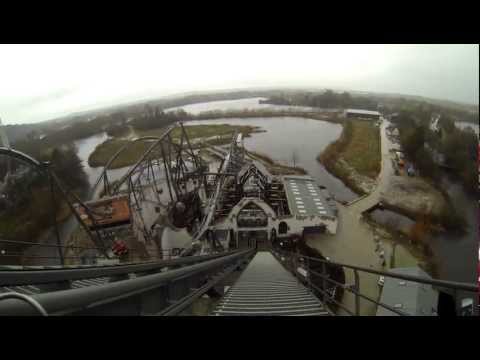 thorpe park the swarm - New for 2013 the two back rows now face backwards. Check out this top quality footage to see what it's like!