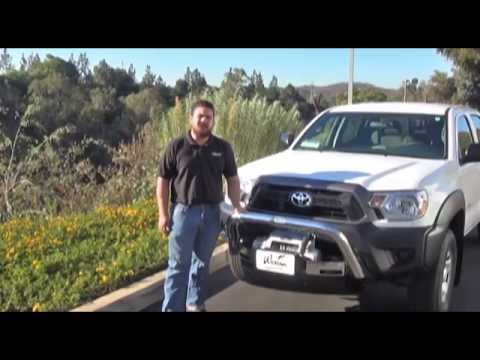 how to fit a winch to a tjm bull bar
