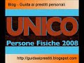 Dichiarazione dei redditi Modello Unico 2008