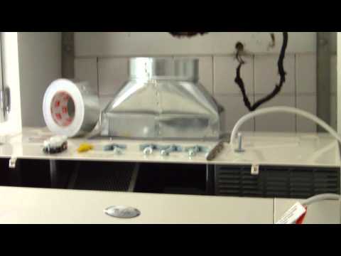 how to install microwave vent