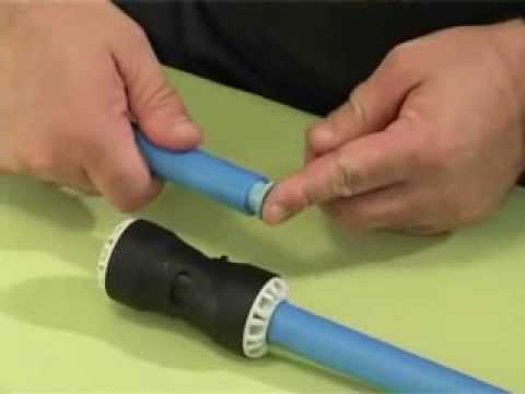 how to fit mdpe connectors