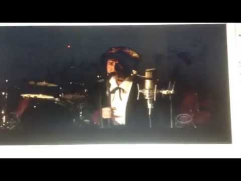 Bob Dylan performs 'The Night We Called It a Day' on the Late Show