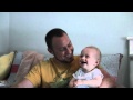 Baby Micah Laughing Hysterically at Books Dropping