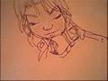videos de Quick Sketch, Girl, Ballpoint Pen, Rain