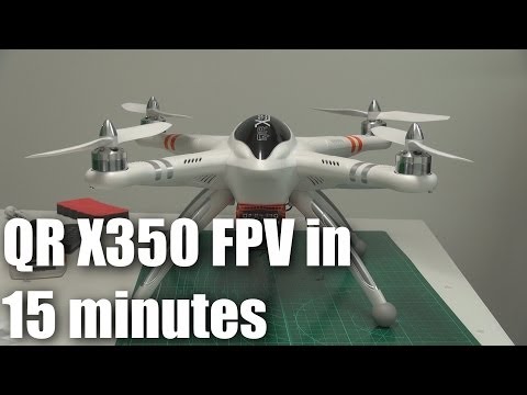 ready - It only takes 15 minutes to add an FPV under-pack to the Walkera QR X350 quadcopter and all you need are a board-camera, FPV transmitter, some coreflute and ...
