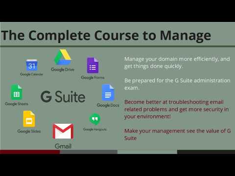 G Suite administrator training course introduction - What is G Suite