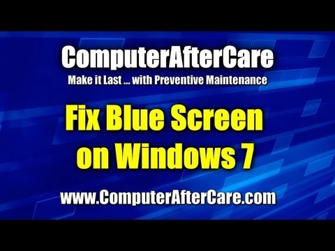 how to repair bsod windows 7