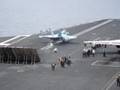 USMC F/A-18C Hornet launched from flight deck