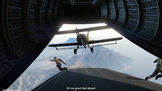 GTA 5 - Mission 44 "Minor Turbulence" 100% Gold Medal - Gameplay