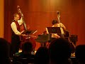 david murray and ju fang liu play tony osborne's scherzo for two basses.
