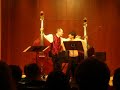 david murray and ju fang liu play tony osborne's scherzo for two basses.