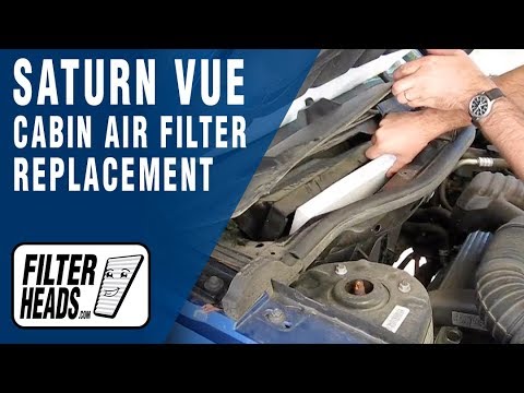Cabin air filter replacement- Saturn VUE