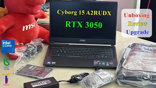 MSI Cyborg 15 A2RUDX Core 7 240H + RTX 3050 Unboxing & Review | Memory Upgrade