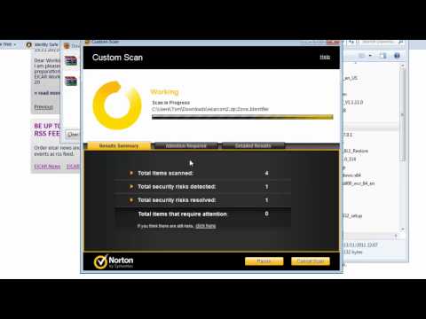 how to remove eicar test virus