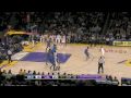 Kobe Over the Backboard Play vs Thunder 11/22/09