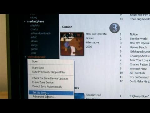 how to sync zune to computer