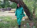 Green Heavy PVC Suit